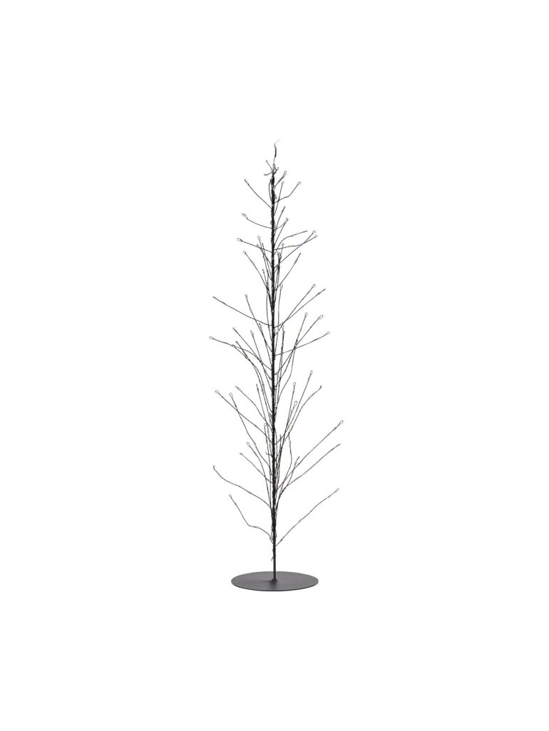 House Doctor, Juletræ i ståltråd, (Glow Sort) (h.60cm)